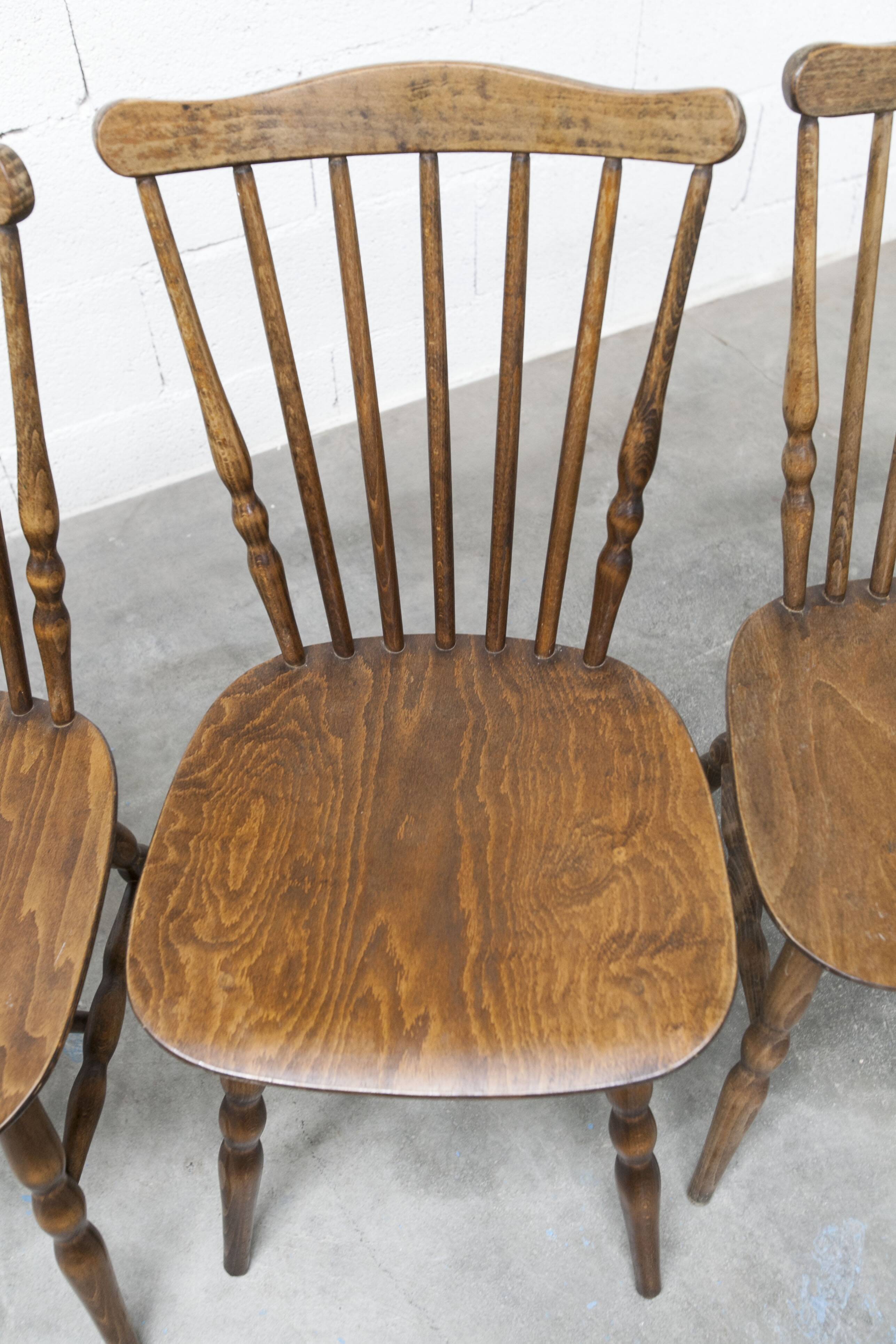 Set of 4 Baumann chairs, Florida model, 1970, superb condition