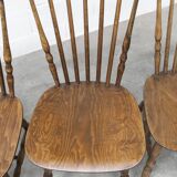 Lot of 4 Baumann chairs, Florida model, 1970, superb condition