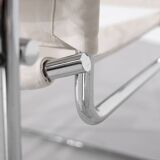 "B3 Wassily" armchair in fabric by Marcel Breuer for Bononia, Italy