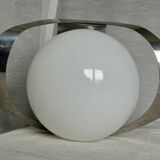 1970s aluminum eye-shaped design wall light