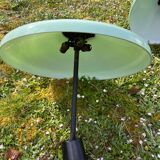 Pair of Art Deco opaline pendant lights from the 1940s