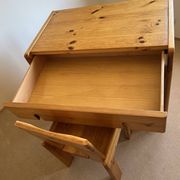 Massive pine teenage desk Roche and Bobois 1980s