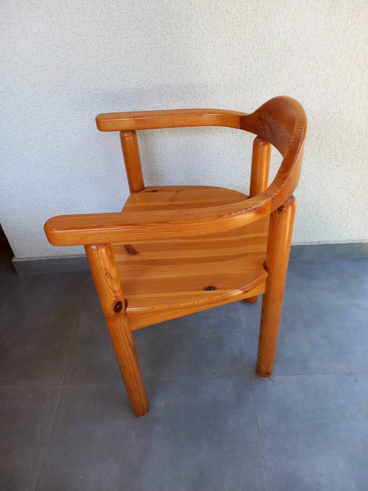 Danish pine chair from the 1980s