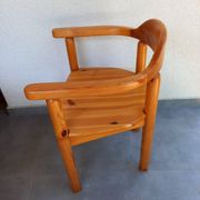 Chaise danoise en pin des années 1980