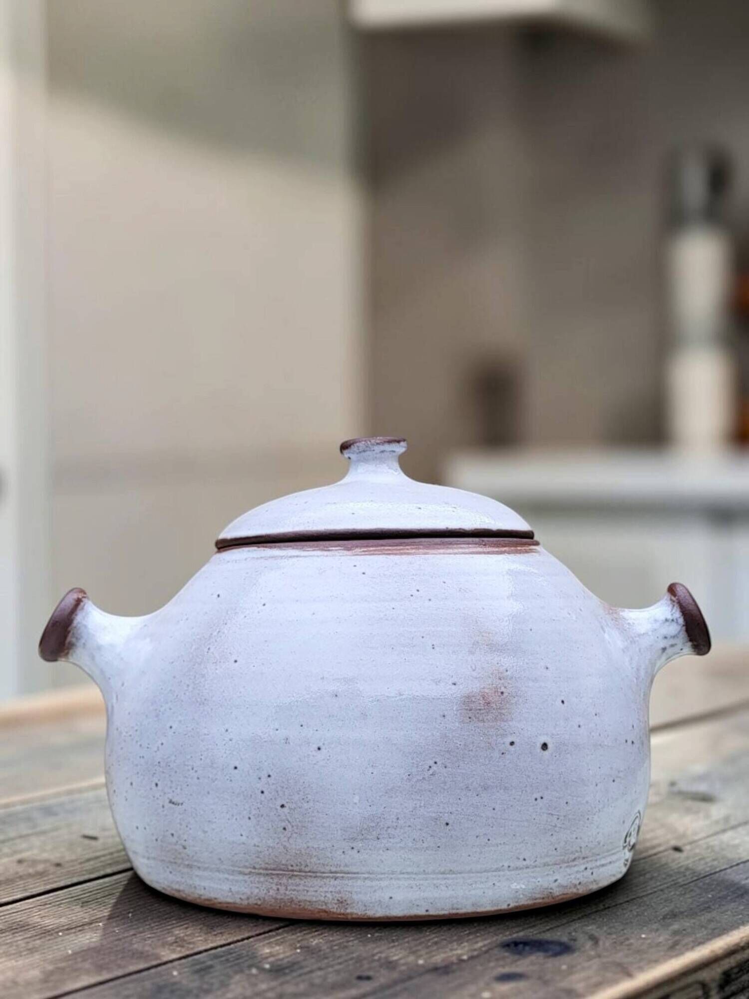 Stoneware soup tureen Ratilly J&N Pierlot / Puisaye