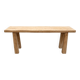 Old solid wood bench – brutalist / wabi-sabi spirit