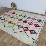 Tapis Berbère Marocain Artisanal 197 X 153 CM