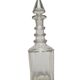 Carafe en cristal Biedermeier, Danemark, années 1890
