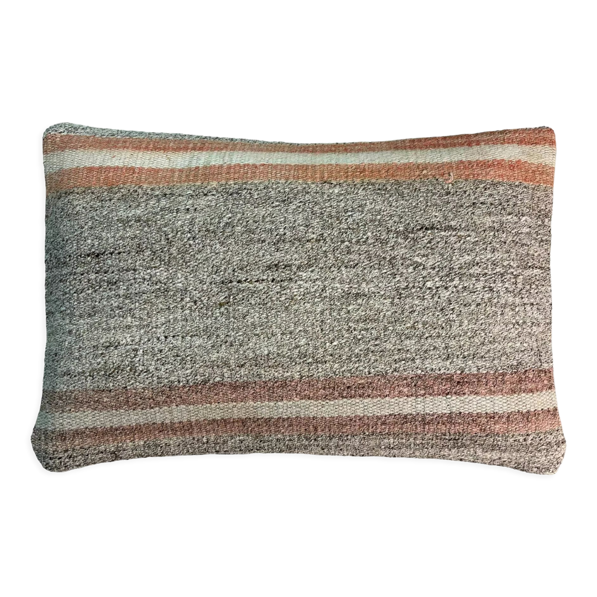 Vintage turkish kilim cushion cover 30x50cm