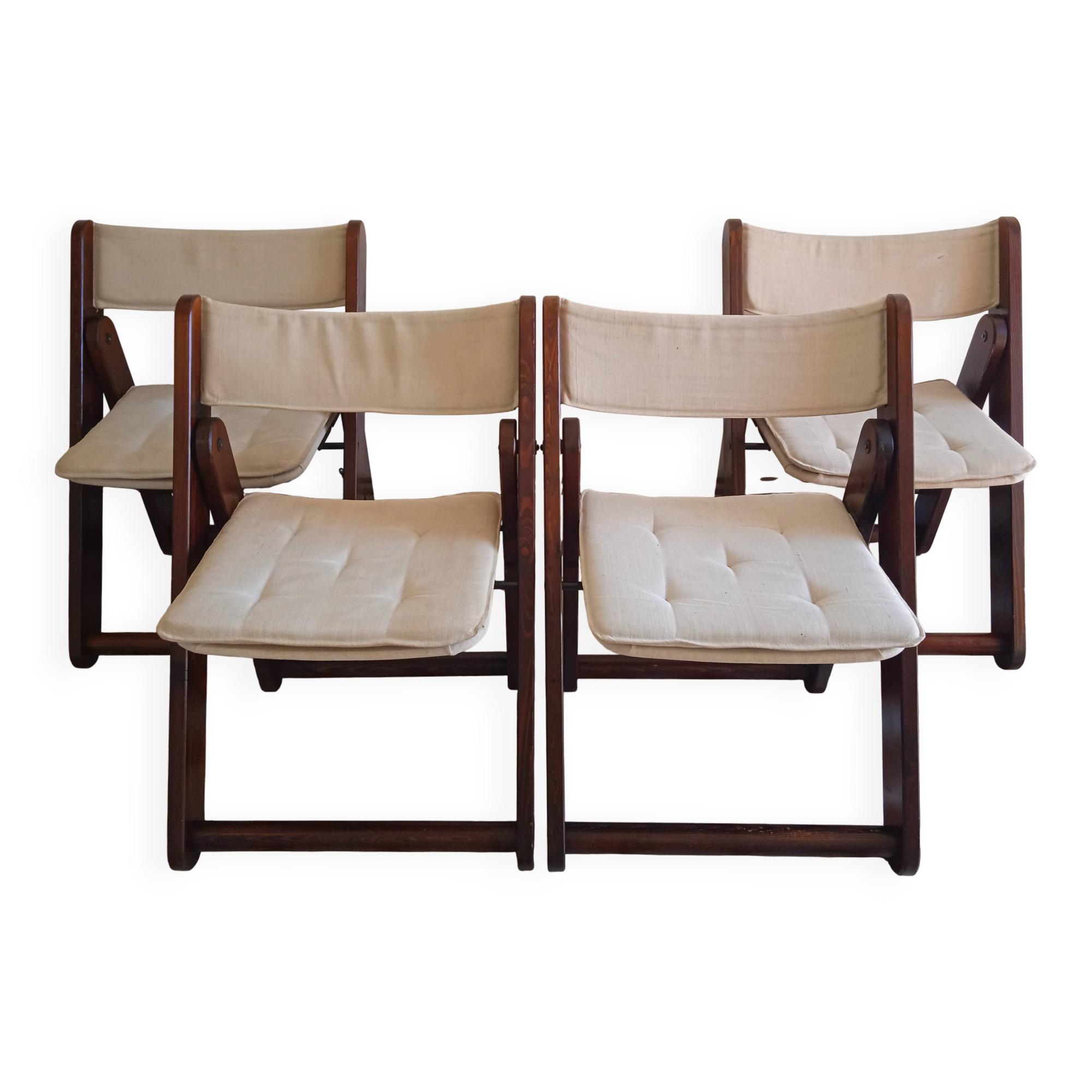 Set of 4 Kon-Tiki chairs