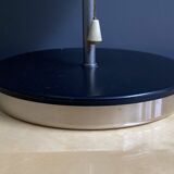 Table lamp in black metal and white glass, by Kamenicky Senov 1960s