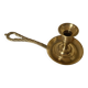 Very pretty Old Brass Candlestick - "Cell Rat" Type - Country Decoration