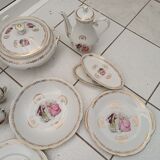 Service en porcelaine de chauvigny