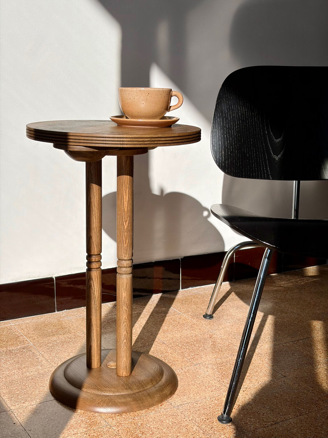 Beech side table