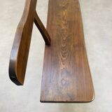 Brutalist elm bench by Aranjou