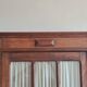 Antique glass-fronted Parisian wardrobe