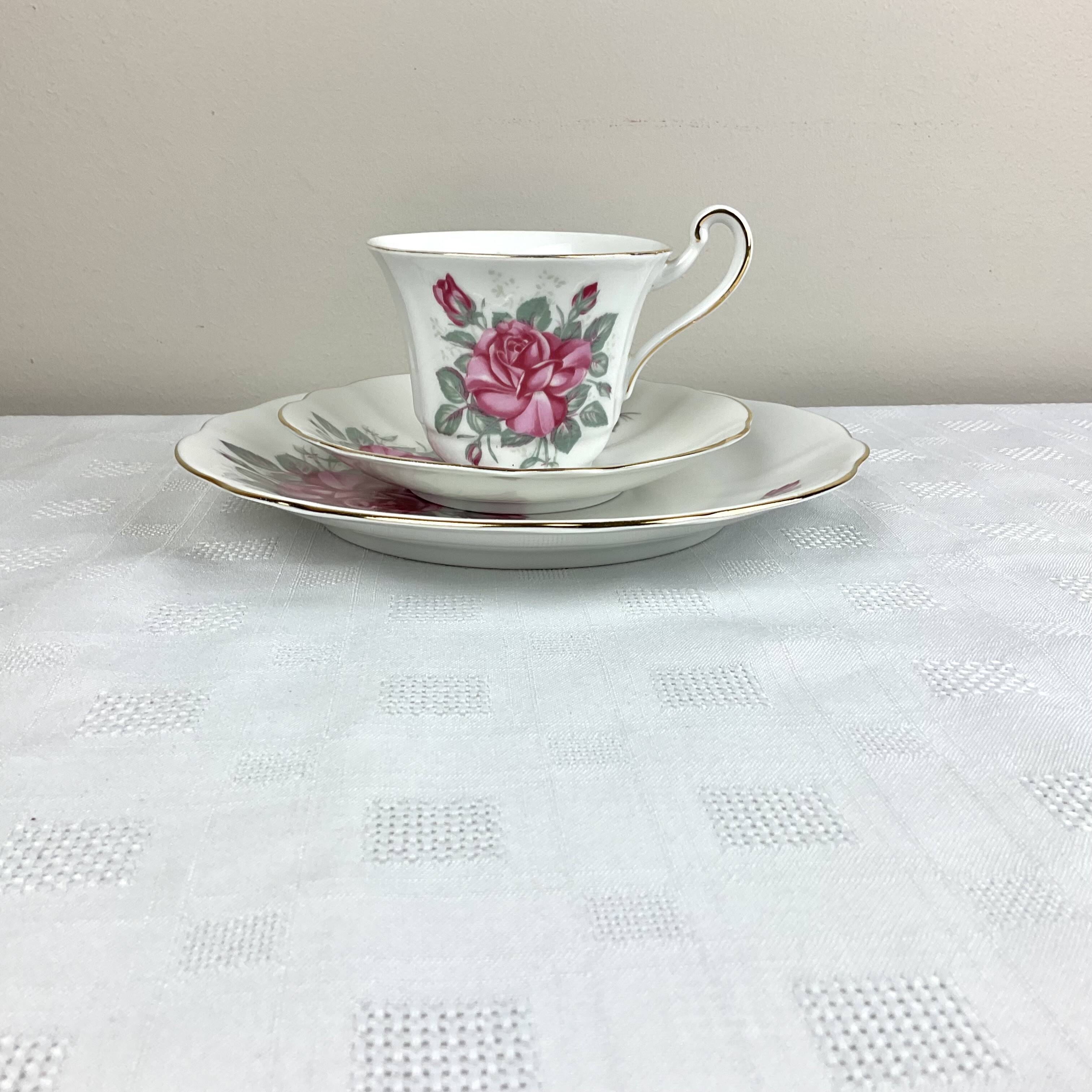 Trio coffee cup light pink - Rheinpfaltz Hartporzellan Germany