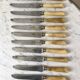 Set of 12 horn knives 50s