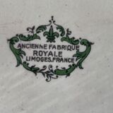 Ancient Royal Factory of Limoges Gold Porcelain Cake