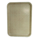 Vintage fiberglass tray, cane pattern