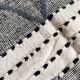 Moroccan Berber kilim Zanafi black and white 3.10x1.80m