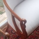 Salon 2 pièces gondoles style Empire à accoudoirs cols de cygnes