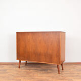 Mid-Century Danish Teak Tambour Doors Sideboard, 1960s.