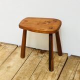 Wooden tripod stool