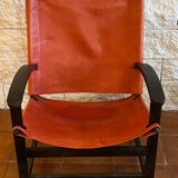 Vintage safari armchair