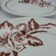 Service of 8 plates Digoin Sarreguemines