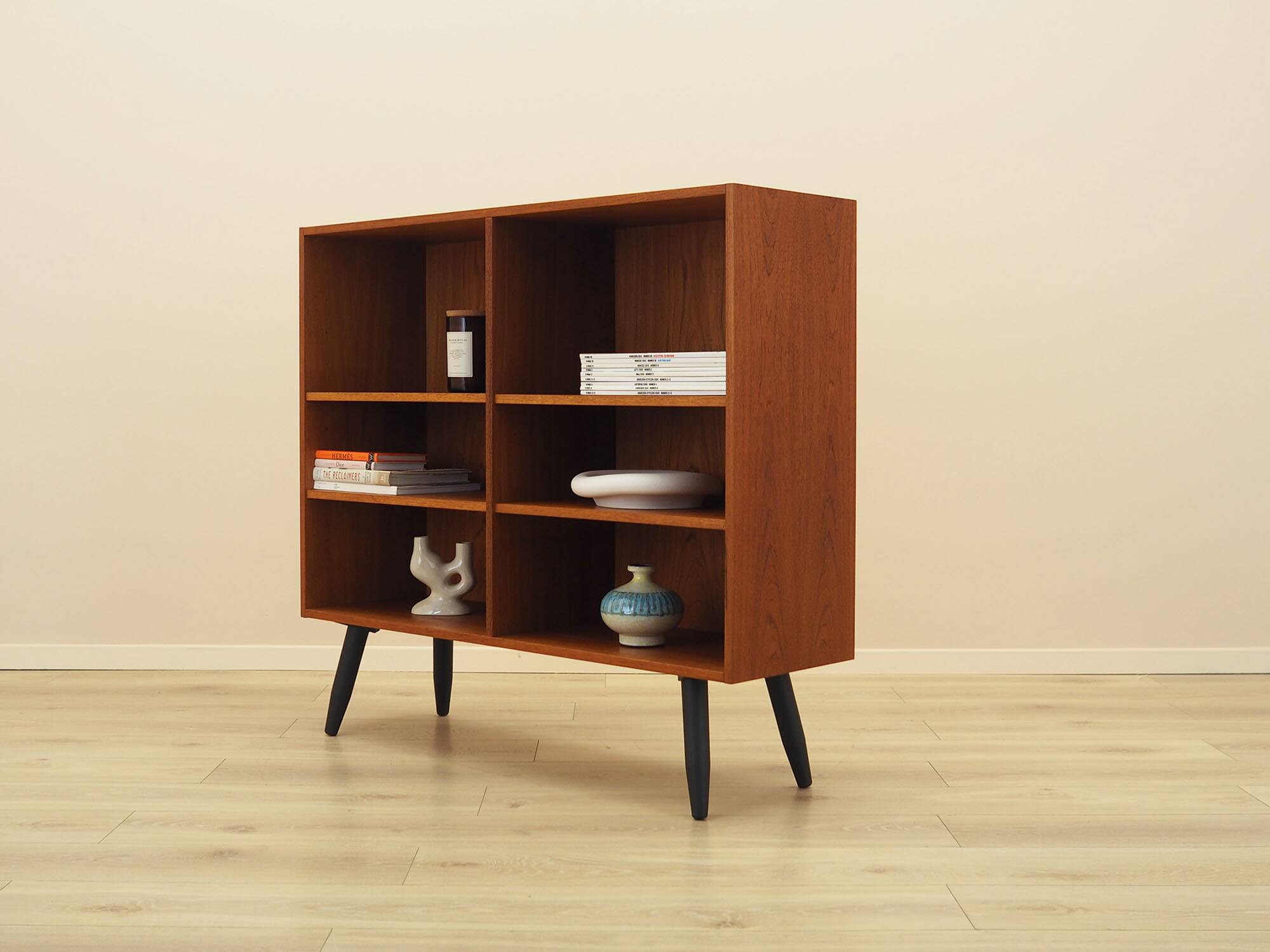 Teak shelving unit, Danish Modern 1960s