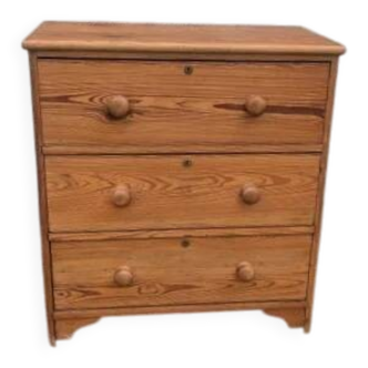 Antique pine changing table.