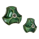 Set of Two Modernist Ceramic Fat Lava Wall Lights by Pan Ceramics, Germany