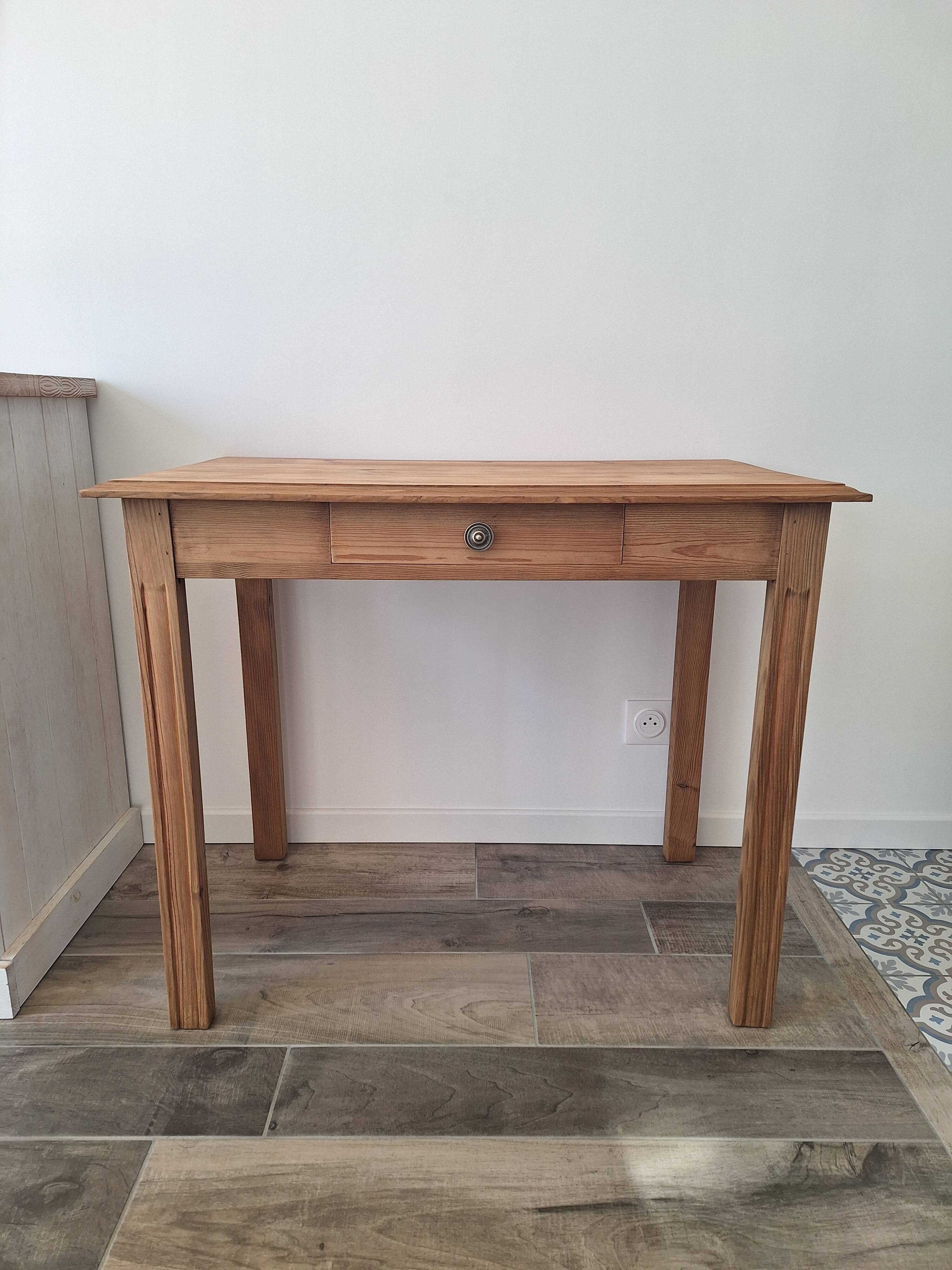 Bureau / Console / Table d'appoint de ferme style campagne