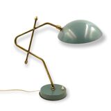 Light blue table lamp, France 1960s