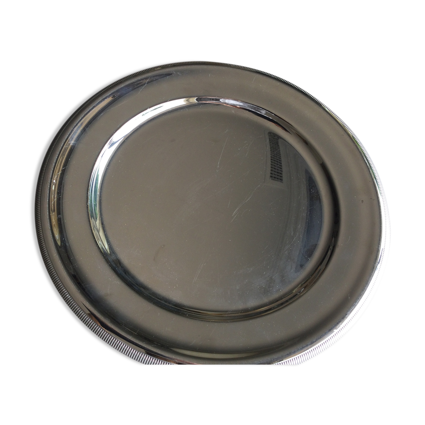 stainless steel dish made in French punched LB10