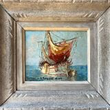 Table HSP Victor Bruzal 1955 fishing sailboat Marine