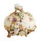 19th century egg-shaped porcelain box