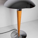 Liner lamp 1980 wood and chrome