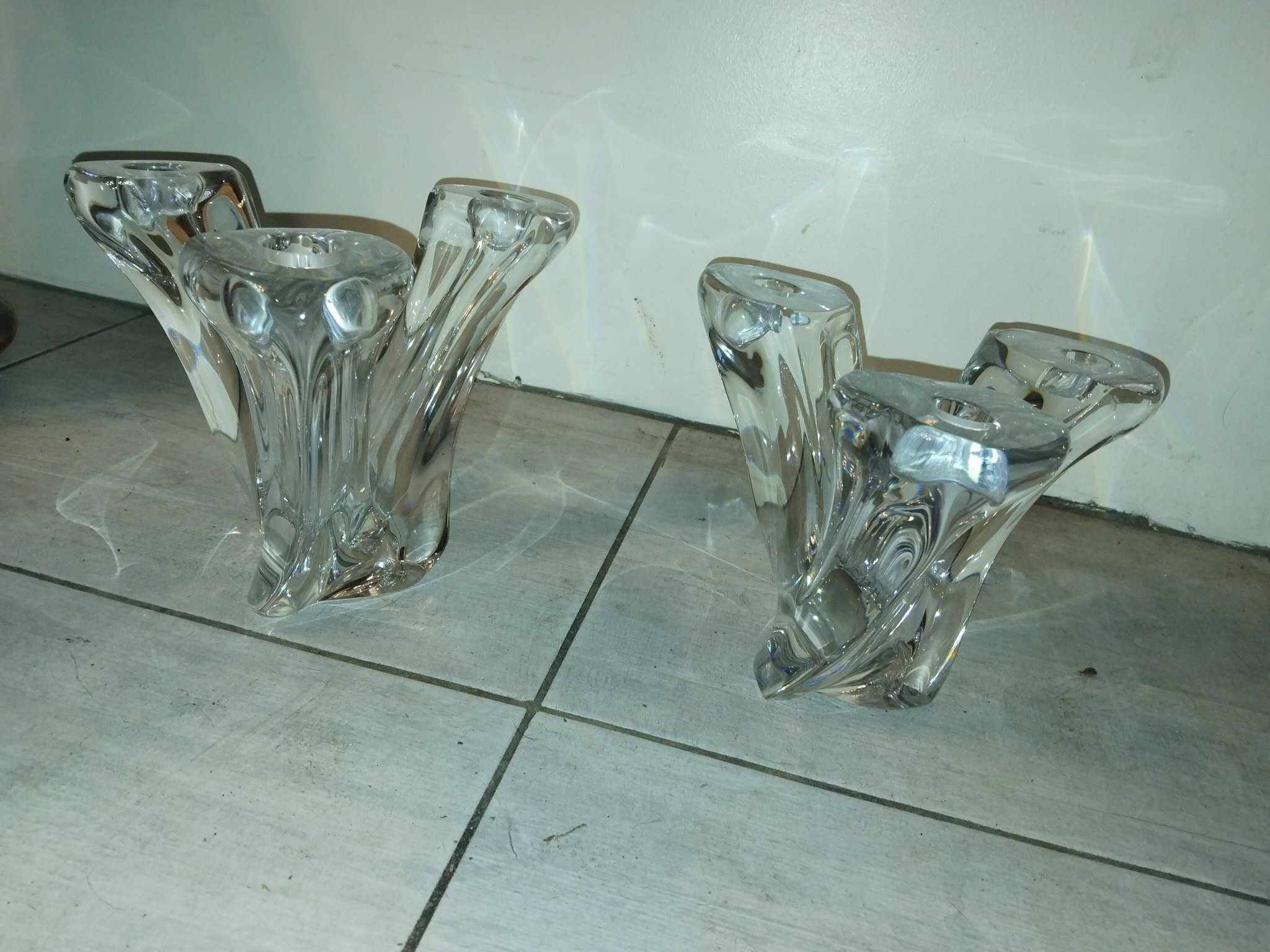 2 large crystal chandeliers from the 50s/60s.