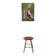 Tabouret en bois de Suède, années 1960.