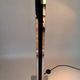 Black and chrome Skycraper floor lamp 1970.