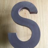 Industrial letter in zinc