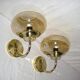 pair of wall lights from the 1970s