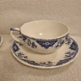Gien dolphin model cups and under cups