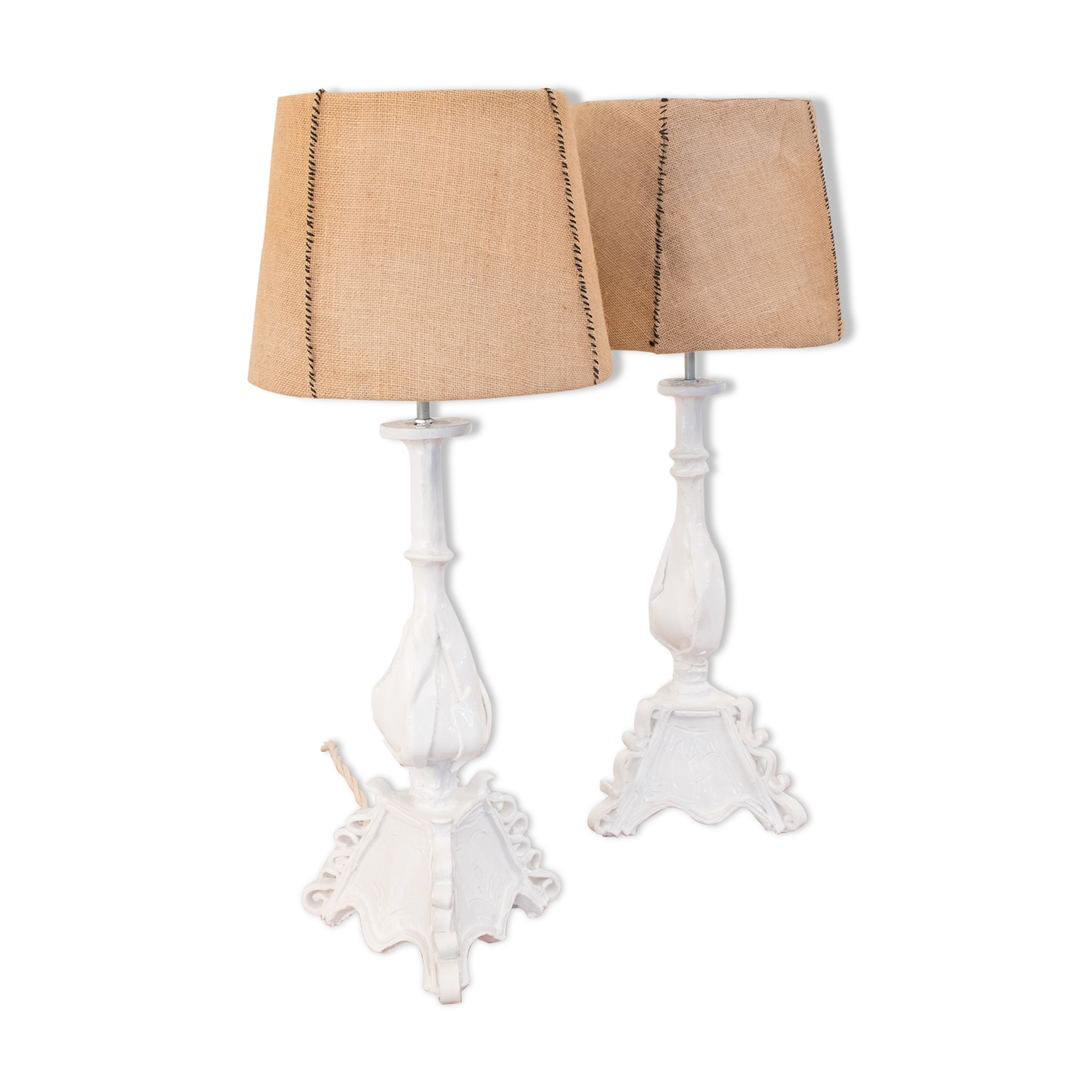 Pair of Baroque Abatjours by Joao Aguiar