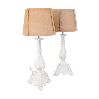 Pair of Baroque Abatjours by Joao Aguiar