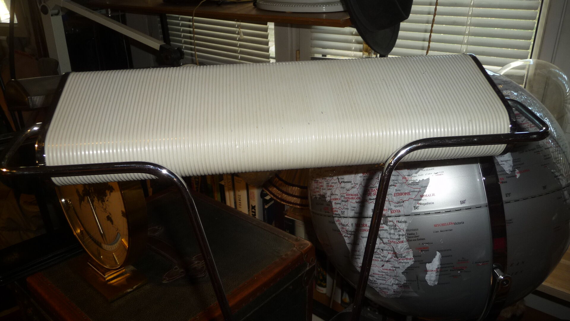 Chrome plated iron Jumo desk lamp 1930