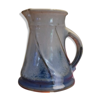 Thierry perraud's glazed blue enamelled ceramic bro broc