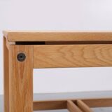Solid oak coffee table by søren holst for fredericia furniture